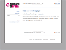 Tablet Screenshot of mog.wordjot.co.nz
